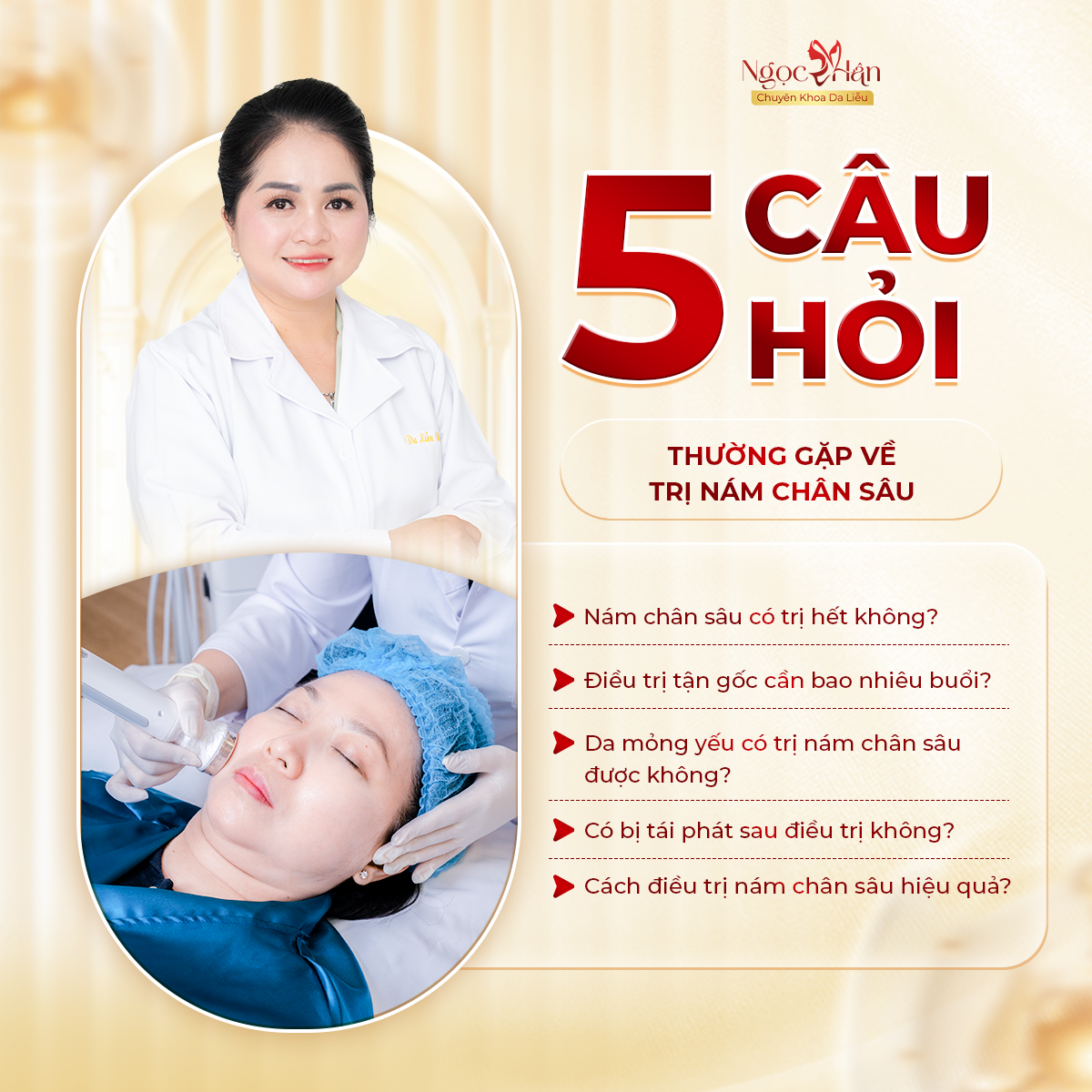 5 CÂU HỎI THƯỜNG GẶP VỀ TRỊ NÁM CHÂN SÂU? CÁCH ĐIỀU TRỊ HIỆU QUẢ